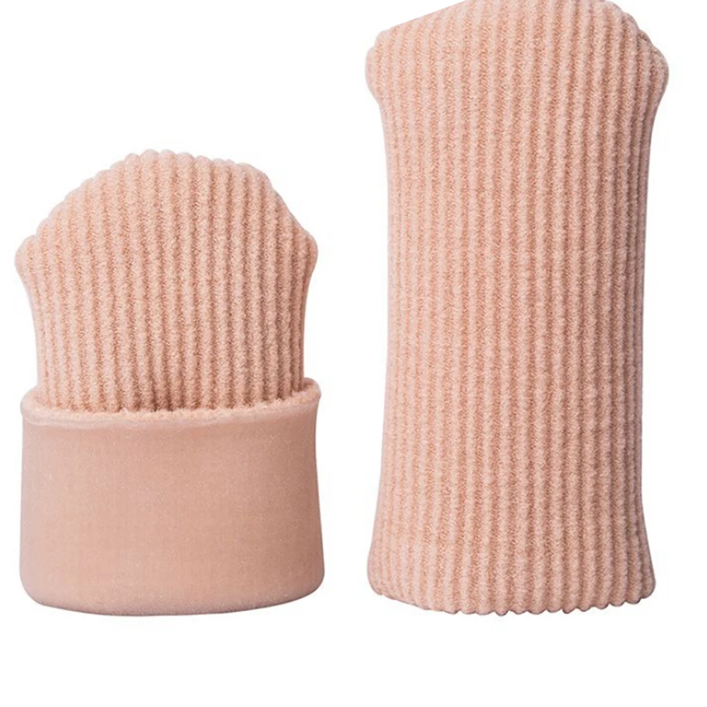 Buy Fabric Ribbed Knit Gel Silicone Digital Finger Toe