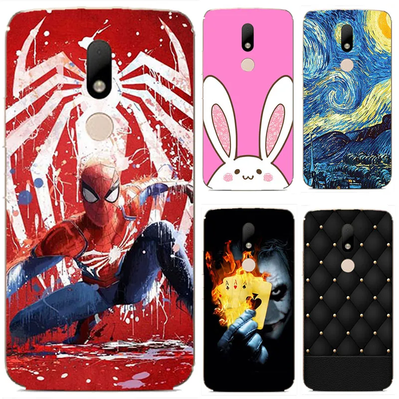 

Soft TPU cover For Motorola Moto M XT1662 XT1663 Cute Painting Case For Motorola Moto M colored phone cover For Moto M Bags