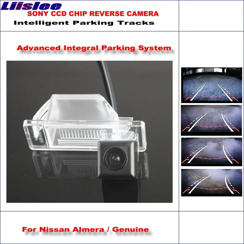 

Liislee Intelligent Parking Tracks Rear Camera For Nissan Almera / Genuine Back Reverse / NTSC RCA AUX HD SONY CCD 580 TV Lines