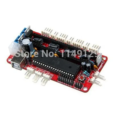 Geeetech 3D принтер контроллер плата RepRap Собранный Sanguinololu доска + 4 шт. A4988 шаговый