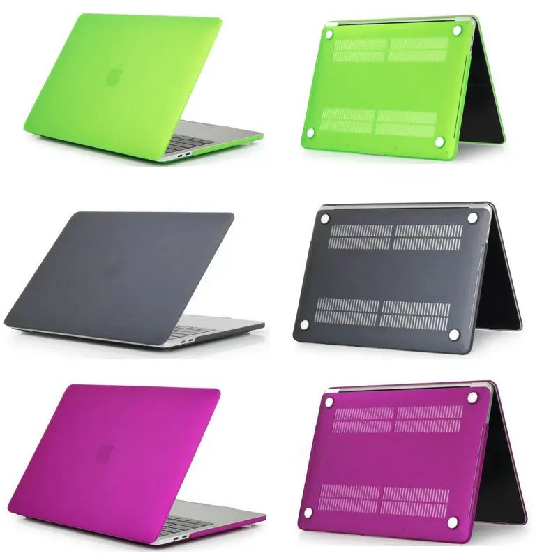 

crystal/matte plastic case cover for MacBook Air Pro Retina 11 12 13 15 for macbook New Pro 13.3 15.4 inch with Touch Bar case