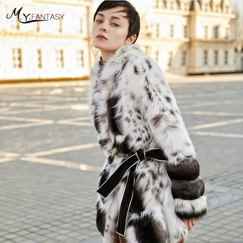 

M.Y.FANSTY 2019 European advanced custom white Bobcats with blue purple jacket Rare Pure Short Long Sleeve White Bodcats Coats
