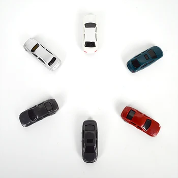 

6.5cm 1/75 Scale Model Plastic Car For Building Road Landscape Sand Table Layout Train Architectural Scenery Diorama