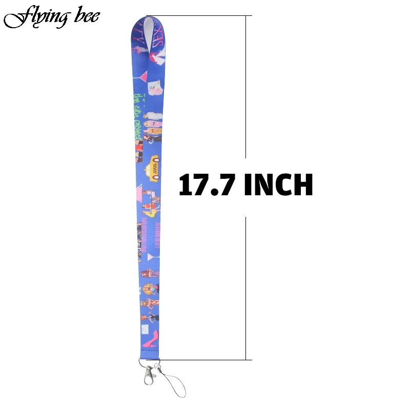Flyingbee Sex And The City Lanyard значки ID мобильный телефон веревка ключ шейный ремешок