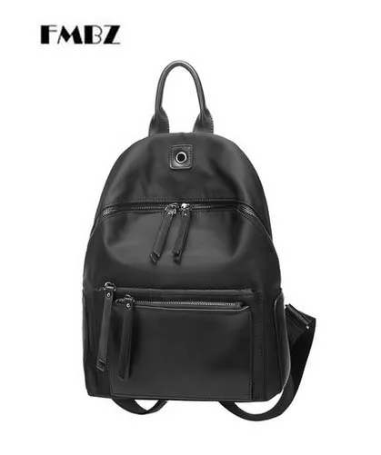 

FMBZ headphone hole woman backpack 2018 new large capacity travel backpack student shoulder bag free shipping