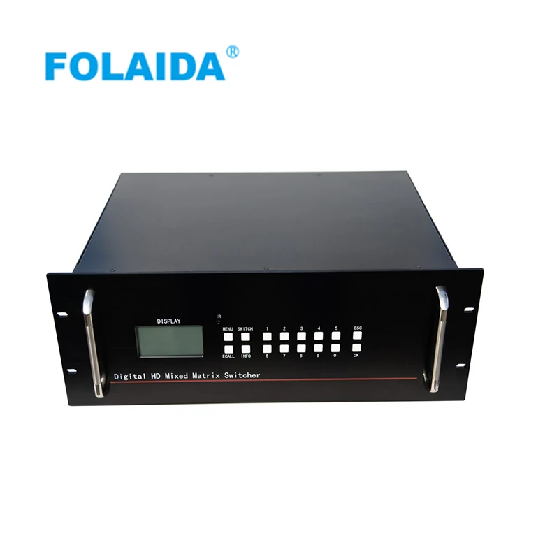 FOLAIDA 4 K x 2 K 8U 16 in 32 out HDMI CCTV Матричный Коммутатор 16x32 Surport HD 1080 P EDID HDMI matrix-06