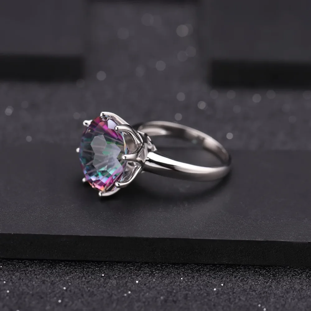 Rainbow quartz engagement ring sale