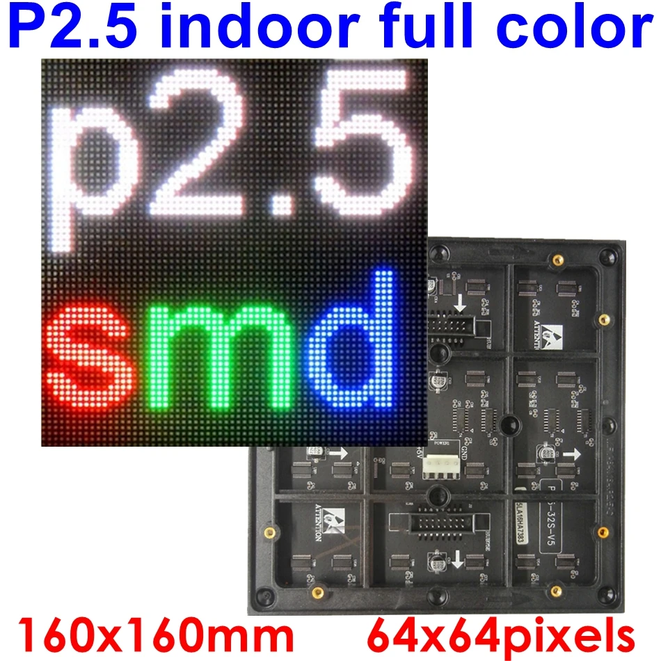 Buy P2.5 SMD Indoor rgb led video led screen module