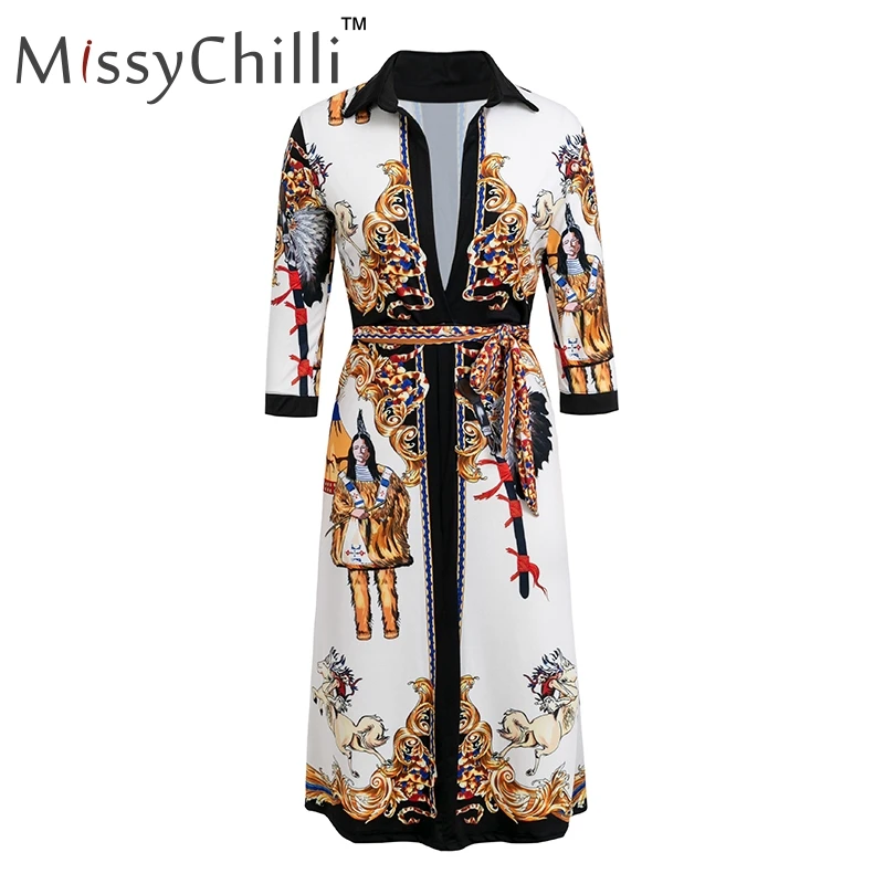 MissyChilli элегантное платье с поясом, длинным рукавом и глубоким v-образным вырезом, женское летнее длинное праздничное платье, праздничное сексуальное Белое роскошное платье - Цвет: Белый
