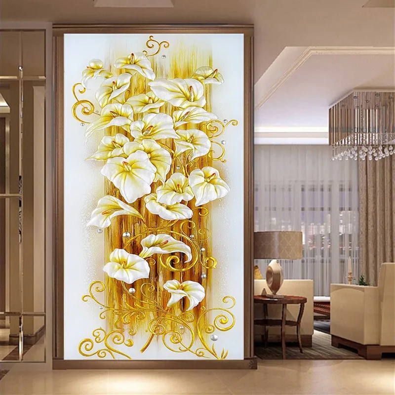 

5D Diamond painting square rhinestones needlework diamond embroidery Beautiful Lily diamond mosaic crafts diamond paint cx