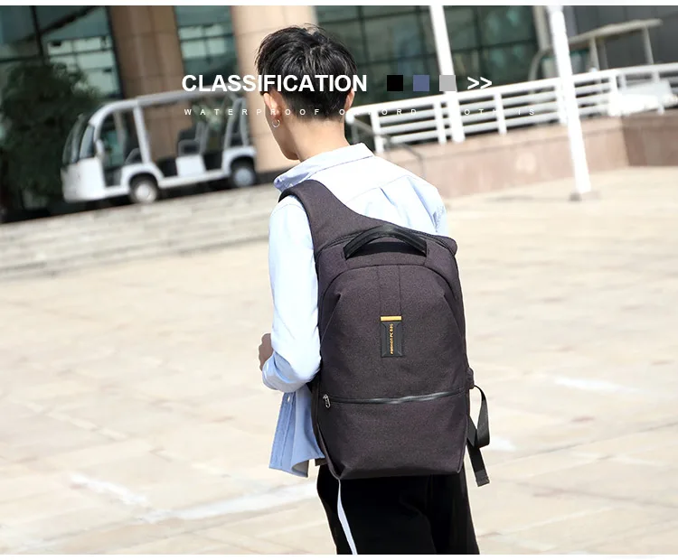 TicoRider студент досуг стильный рюкзак USB интерфейс дизайн рюкзак