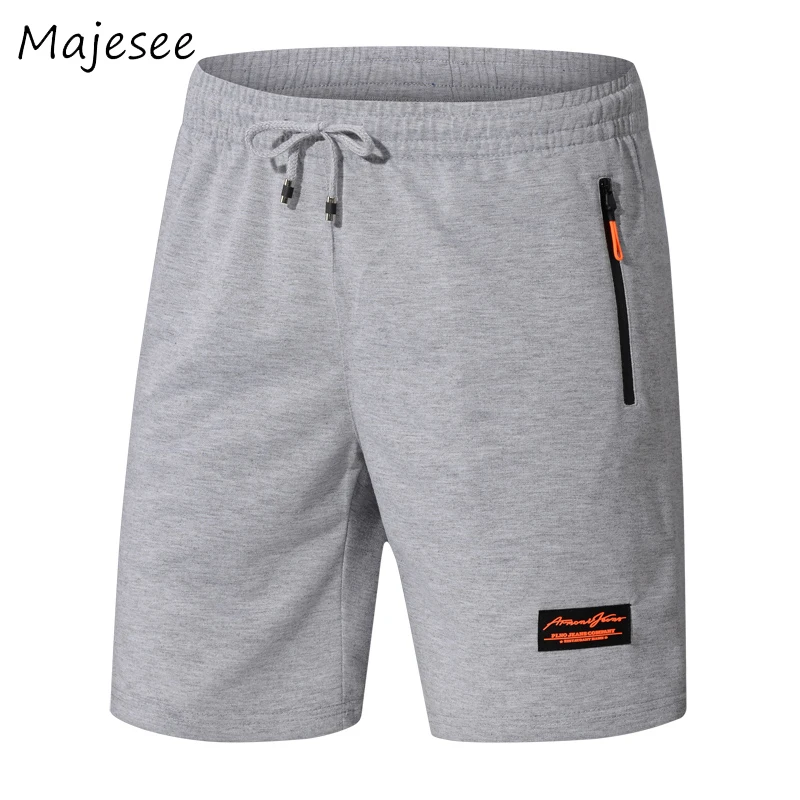 Плюс Размеры быстросохнущие Для мужчин мужские шорты в повседневном стиле свободные шорты джоггеры Летний дышащий, высокой эластичности однотонный мужской с карманами с эластичной резинкой на талии