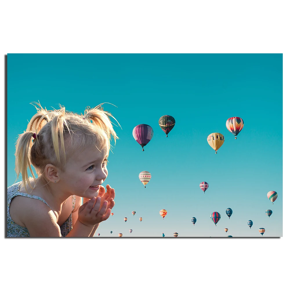 Cute Blonde Girl Posters Canvas Prints Unframed Paintings Wall Art Picture for Living Room | Дом и сад