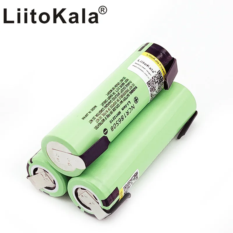 Liitokala NCR18650B 3,7 v 3400 mah 18650 литиевая аккумуляторная батарея DIY никелевые листовые батареи