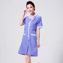 Медицинская Униформа форма медсестры одежда для магазина красоты короткий рукав медицинская одежда медицинская форма женское платье для работы