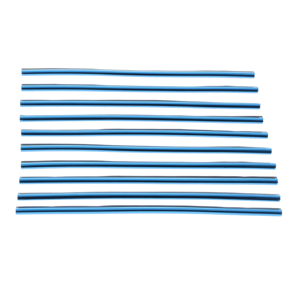 Car interior DIY Automobile Decoration Moulding Trim Strip line Sticker Insert type Air Outlet Strip Accessories 20cmx10pc