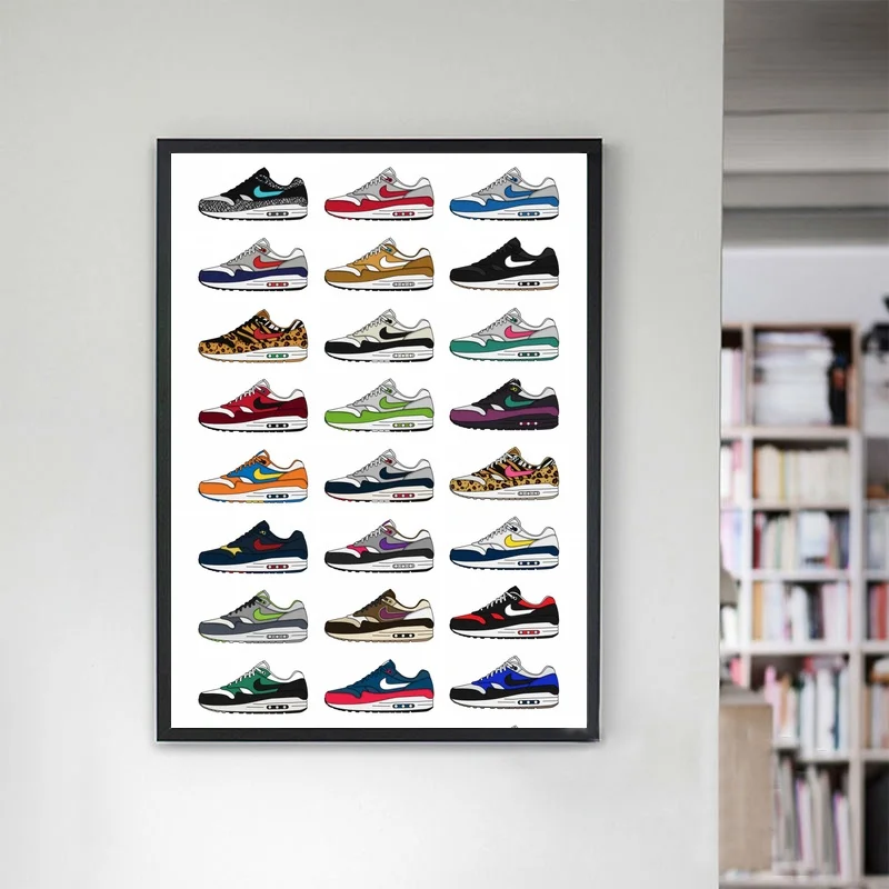 

A Visual Compendium of Sneakers Art Canvas Painting Wall Picture Art Home Decor