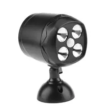 4 LED Light Rotatable Motion Sensor Lamps Outdoor Waterproof Spotlight Wall Light for Yard Lawn Garden Aisle Path