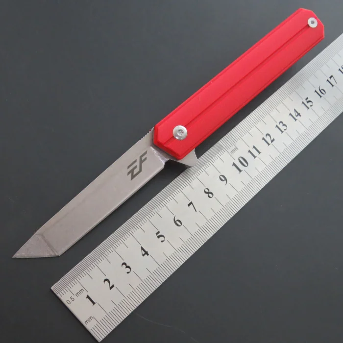 Eafengrow EF65 58-60HRC D2 лезвие G10 ручка складной нож инструмент для выживания кемпинга охотничий карманный нож тактический edc Открытый инструмент - Цвет: EF65-Red-A3