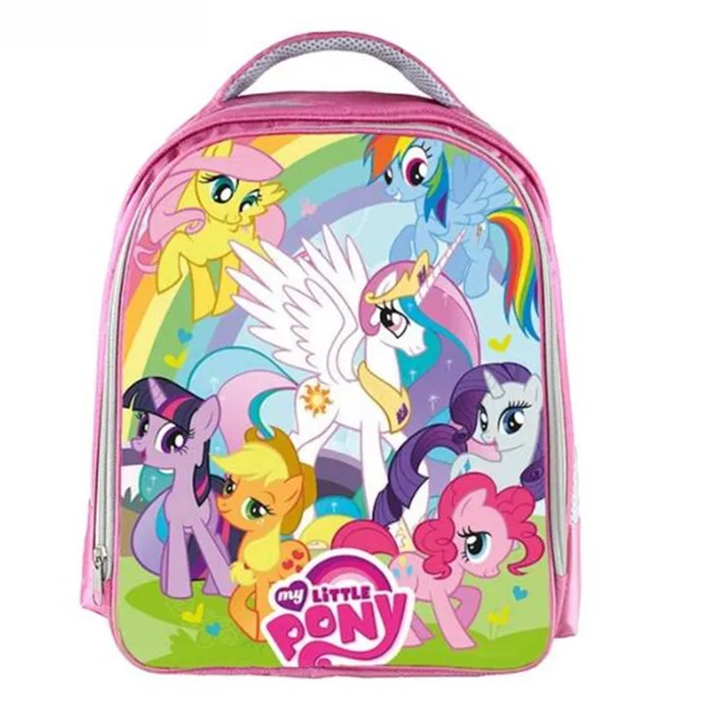 Рюкзак с принтом из мультфильма «Мой Маленький Пони» для девочек; школьные сумки с радужными камнями для девочек; Детский рюкзак; индивидуальный подарок с именем;
