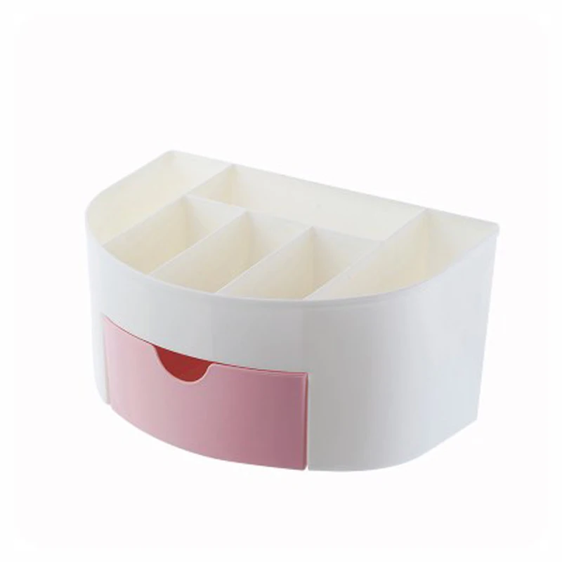 SDFC-Многофункциональный косметический чехол для макияжа, пластиковый органайзер, коробка для хранения - Цвет: Pink
