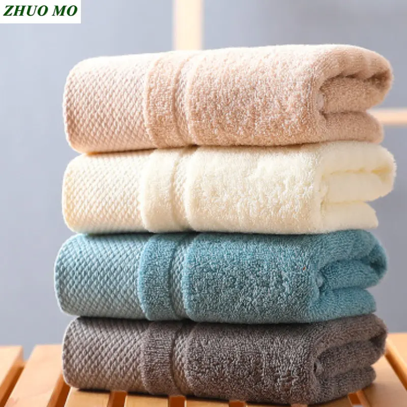

1pc Soft 33*73cm Cotton face Towels bathroom for Adults for home Hotel Sheets High Quality Face Washing 4 colors Break Towels