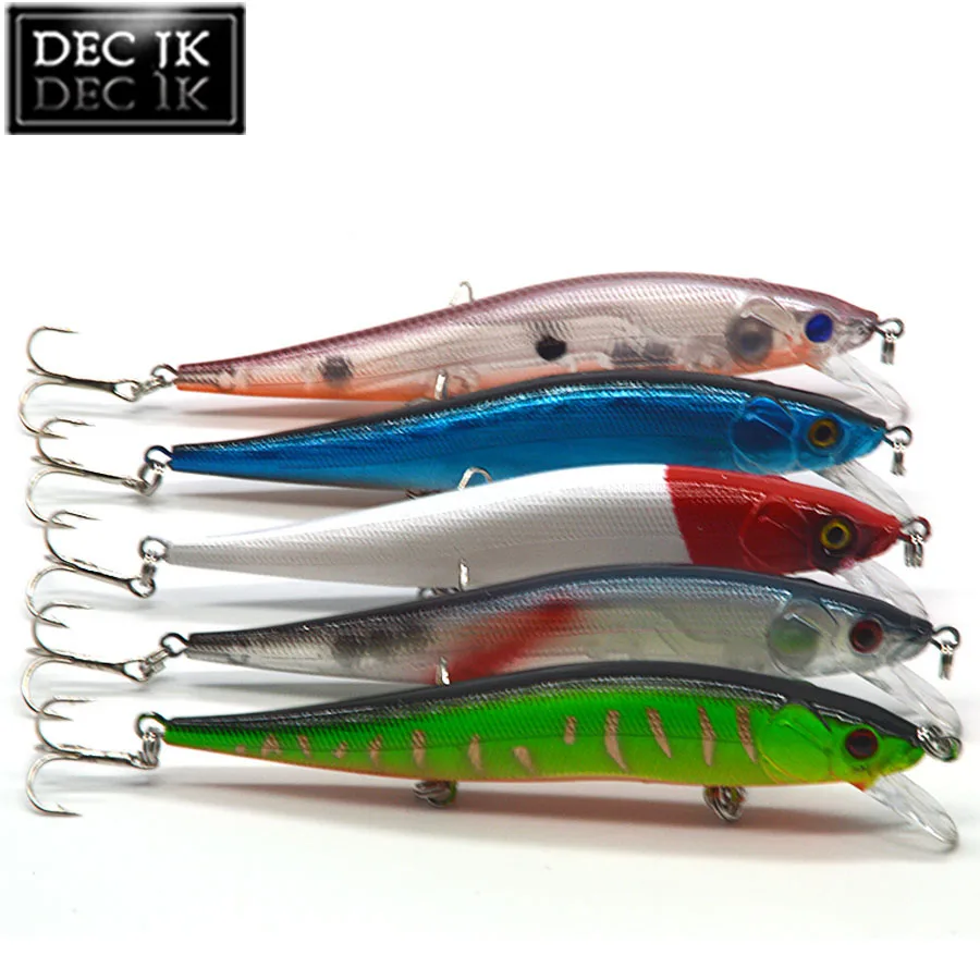 Crankbaits Minnow Wobblers For Pike Trolling Floating Plastic 25PCS Hard Fishing Lure Laser Fake Bait Saltwater Fishing Lures (5)