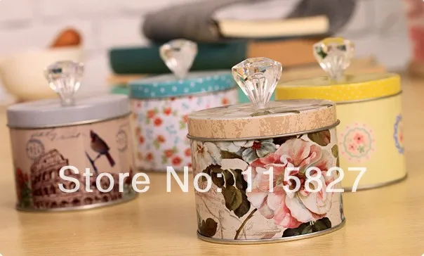 Бесплатная доставка! 4 шт./лот винтажный цветочный дизайн красивая коробка для