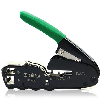 

LAOA Networking Tools 6P/8P Network Pliers Portable Multifunctional Cable Wire Stripper Crimping Pliers Terminal Tool Gift Box