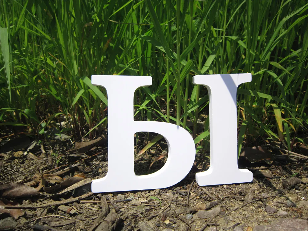 Деревянные буквы из искусственного дерева с цифрами 12 см|letters wedding|letters whiteletter birthday