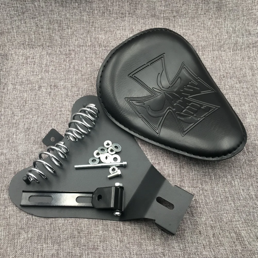 

Motorcycle Solo Seat Baseplate& Springs& Bracket Mounting Kit for Harley Sportster XL 883 1200 Bobber Chopper