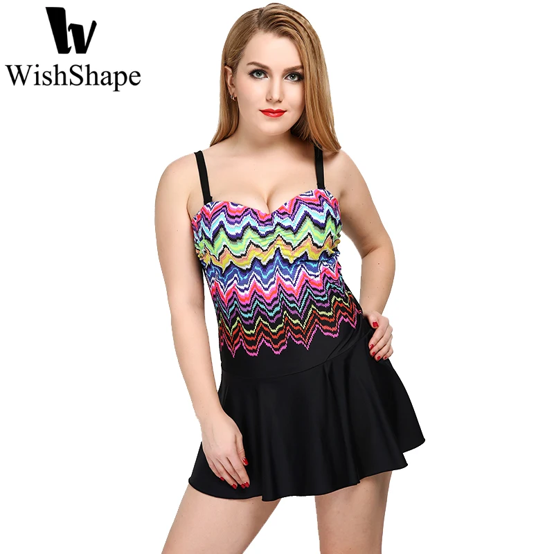 Buy 3XL 4XL 5XL Plus Size Women One Piece Swimsuit