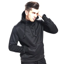 Тренировочные тренировочные куртки для бега спортивное пальто фитнес тренировочная куртка для мужчин походный свитер Мужская Черная Беговая футболка