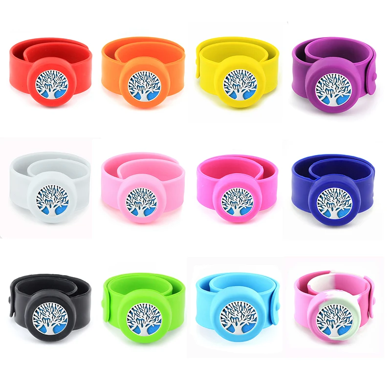 

Tree of Life Mosquito Repellent Bracelet Essential Oil Diffuser Bracelet Children Men Women Perfume Silicone Adjustable Bracelet
