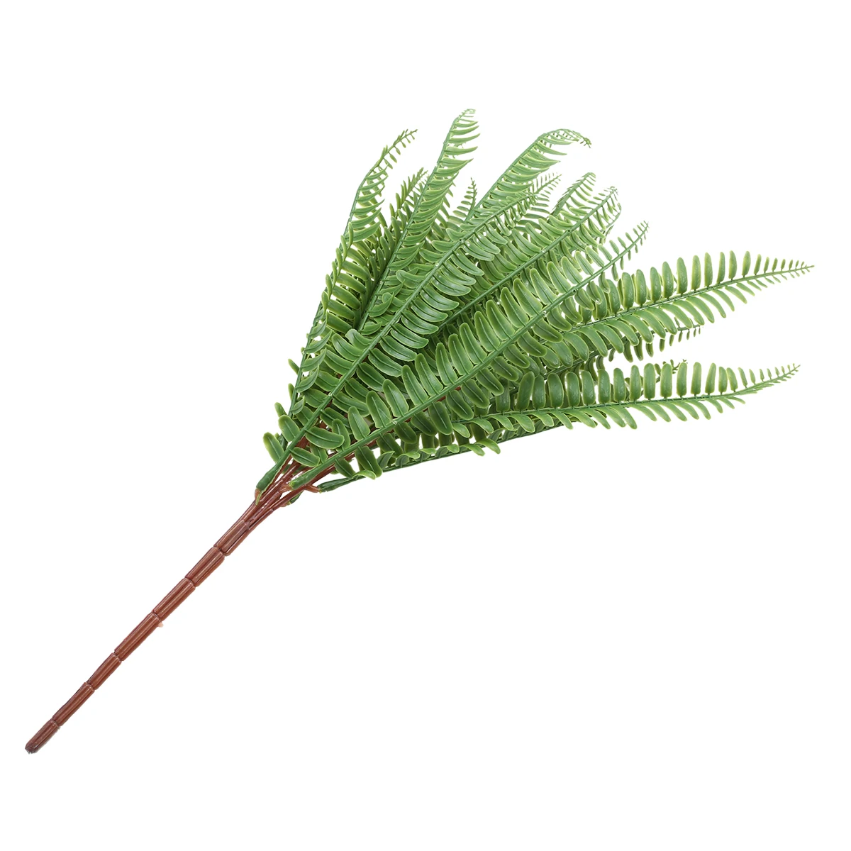 7 Branches Artificial Fern Leaves Plastic Artificial Silk Plants Green Fake Plants For Home  Party Wedding Decoration