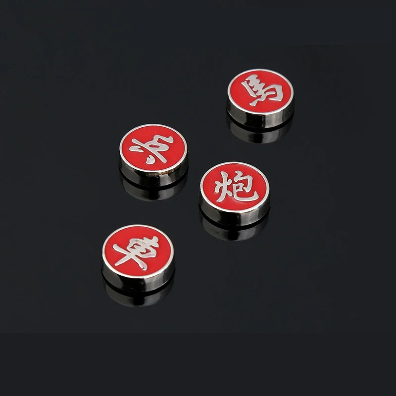 New Al alloy material Portable mini magnetic folding Chinese chess set child educational toys China national style Board games  