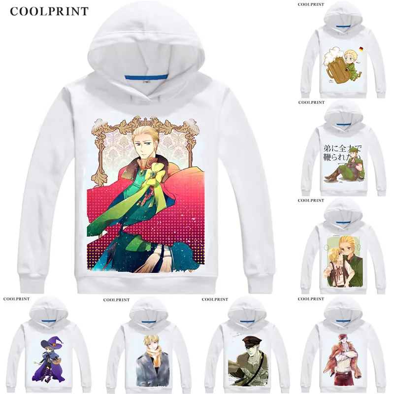 

Coolprint Germany G8 Germanic Ludwig Mens Hoodies Axis Powers Hetalia Men Sweatshirt Streetwear Anime Hoodie Printed Long Hooded