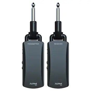 

Wireless Guitar System - 5.8GHz Rechargeable Guitar Wireless Audio Transmitter Receiver - Electric Digital Guitar System Transmi