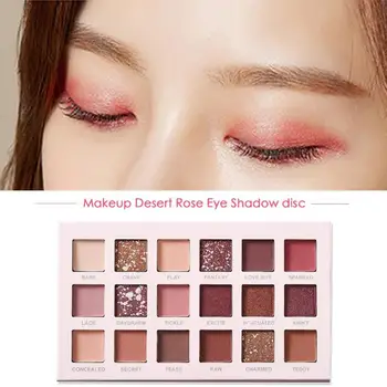 

18 Color Nude Shining Eyeshadow Pearlescent Makeup Glitter Pigment Eyeshadow Pallete Waterproof Cosmetics For Eyes
