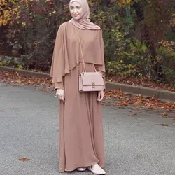 ОАЭ абайя платье из Дубая халат-кимоно часы Длинные Макси мусульманская шаль платье хиджаб Абая для женщин турецкий Рамадан Исламская