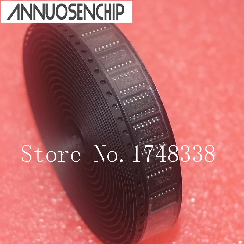 100pcs New and original 74HC00 Quad 2 input NAND gate SMD logic 74HC00D ...