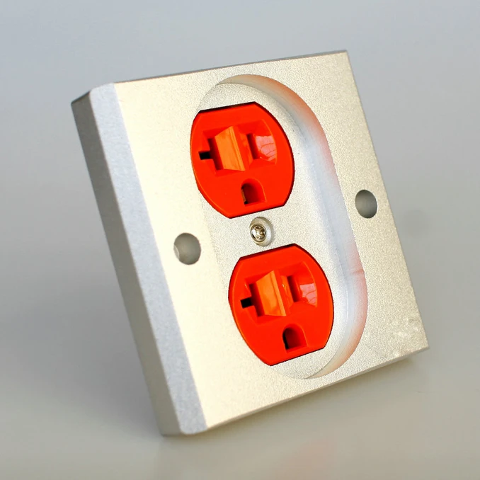 Алюминиевая крышка настенная панель розетка|power socket|wall platepower wall socket |