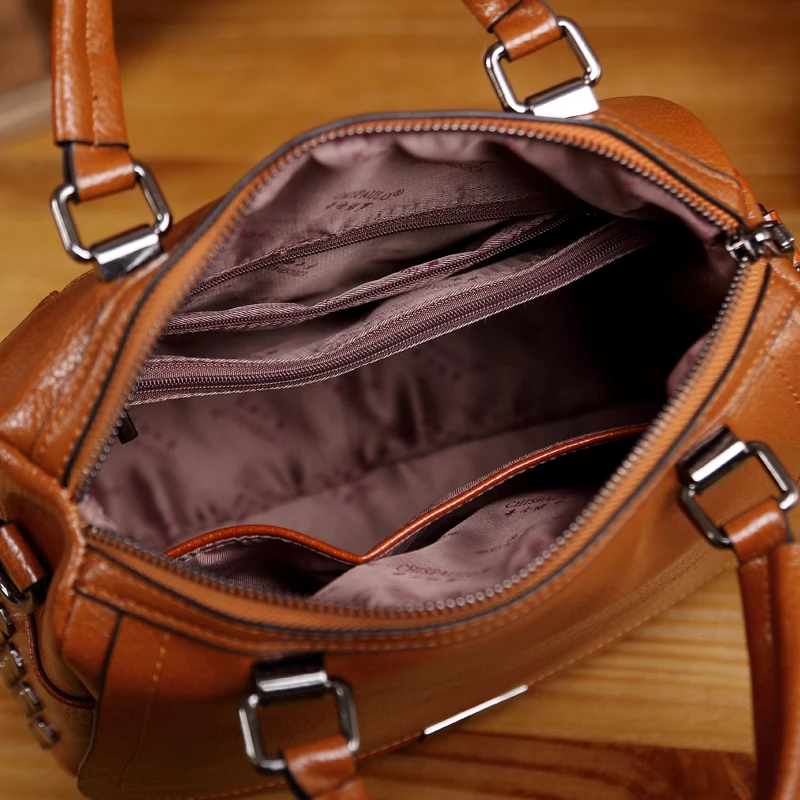Bolsas de couro das mulheres bolsas de