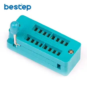

1PCS 16 Pin Universal Narrow ZIF DIP Tester IC Test Socket Lock Seat