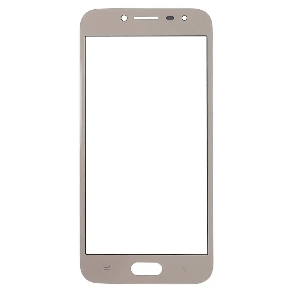 Золотой IPartsBuy спереди Экран внешний Стекло объектива для Galaxy J2 Pro(), J250F/DS - Цвет: Золотой