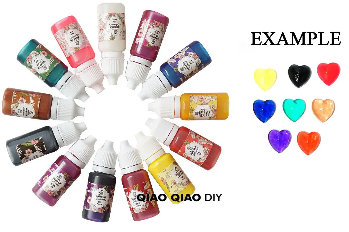Epoxy Color Uv Resin Coloring Dye Colorant Gel Pigment Diy Epoxy Color Uv Resin Coloring Dye Colorant Gel Pigment Diy Handmade Crafts Art 8color In Nail From Beauty Health On Aliexpress