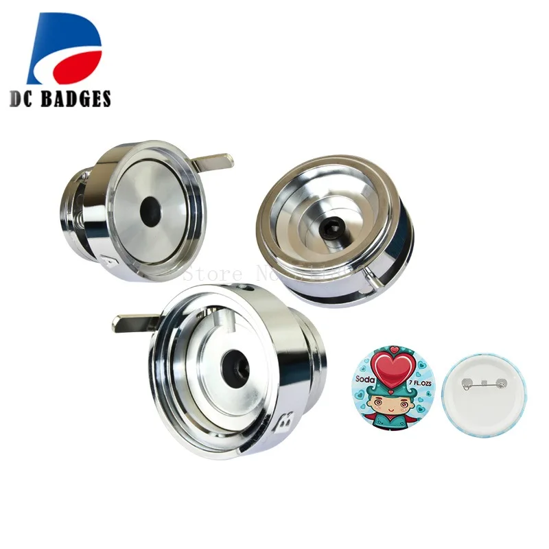 

NEW Metal Round Shape 2-1/5" 56mm Interchangeable Button Maker Mould Die for Badge Press Machine