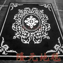 Последняя европейская мода Ковры, гостиная Спальня Ковры, ковры классической черный и белый