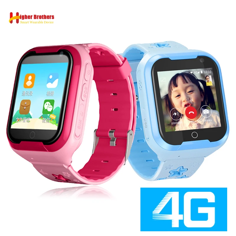 

Smart 4G Child GPS WIFI Tracker Kids Android IOS Waterproof Baby SOS Remote Monitor Camera Video Call Android Watch Wristwatch