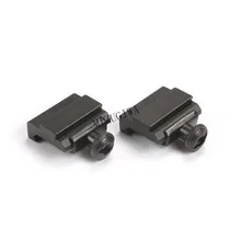 1 пара плоский Топ 20 мм до 11 мм Вивер Пикатинни в ласточкин хвост рельсовый адаптер База крепление длинный 30 мм рельсовый пистолет страйкбол охота Каза